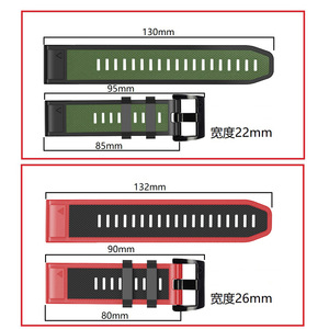 22mm 26mmガーミンガーミンFenix7 6 5 3用イージーフィットウォッチバンド、ガーミンフェニックス7xウォッチバンドクイックフィット26mm 22MM - Product Image 6