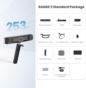 Escáner 3D Revopoint Range 2, impresora 3D, modelo de mano a todo color, escáner para cuerpo y cara, objetos grandes compatibles - Product Image 3