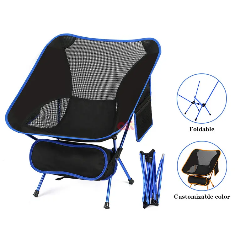 2021 휴대용 캠프 의자 새로운 디자인 초경량 접이식 캠핑 의자 컴팩트 경량 야외 접이식 피크닉 캠핑 의자