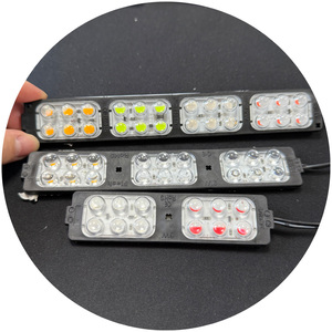 โมดูล LED 12V 650-720LM ความสว่างสูง LED สีแดง + น้ำเงินแฟลช180*26มม. ไฟด้านข้างรถยนต์12V 24V ไฟกระพริบโมดูล LED - Product Image 5