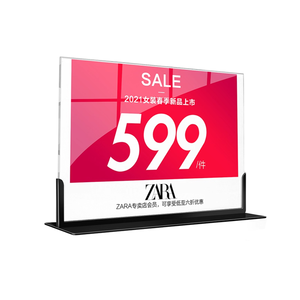 Bán buôn thấp moq A4 A5 kim loại bảng Top tầng giữ dấu hiệu thường vụ quảng cáo áp phích Menu hiển thị đứng - Product Image 3