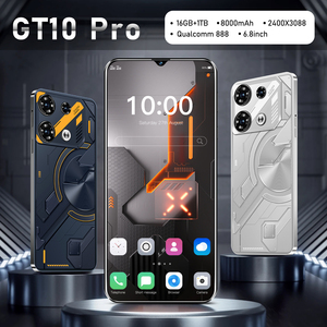 2025 GT10 Pro Android 13 akıllı telefon 7.3 inç 4K LED ekran 108MP arka kamera Deca çekirdek CPU 16GB + 1TB yeni İngilizce fransızca İspanyolca
