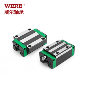 Riel y bloque de guía de movimiento lineal de acero con rodamiento CNC HGH15CA - Product Image 1