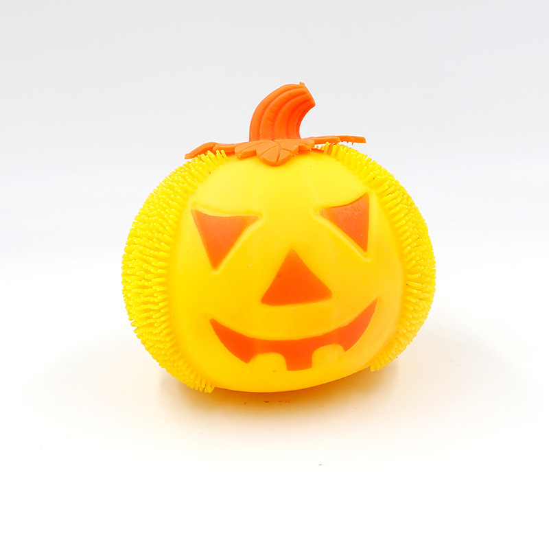Yellow pumpkin head