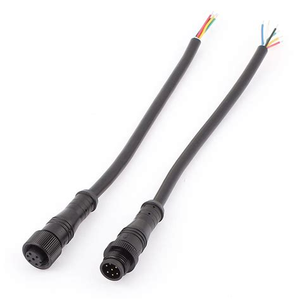 โรงงานไฟฟ้าลวดเชื่อมต่อชาย M12 14AWG IP67สายเคเบิลกันน้ำ - Product Image 5