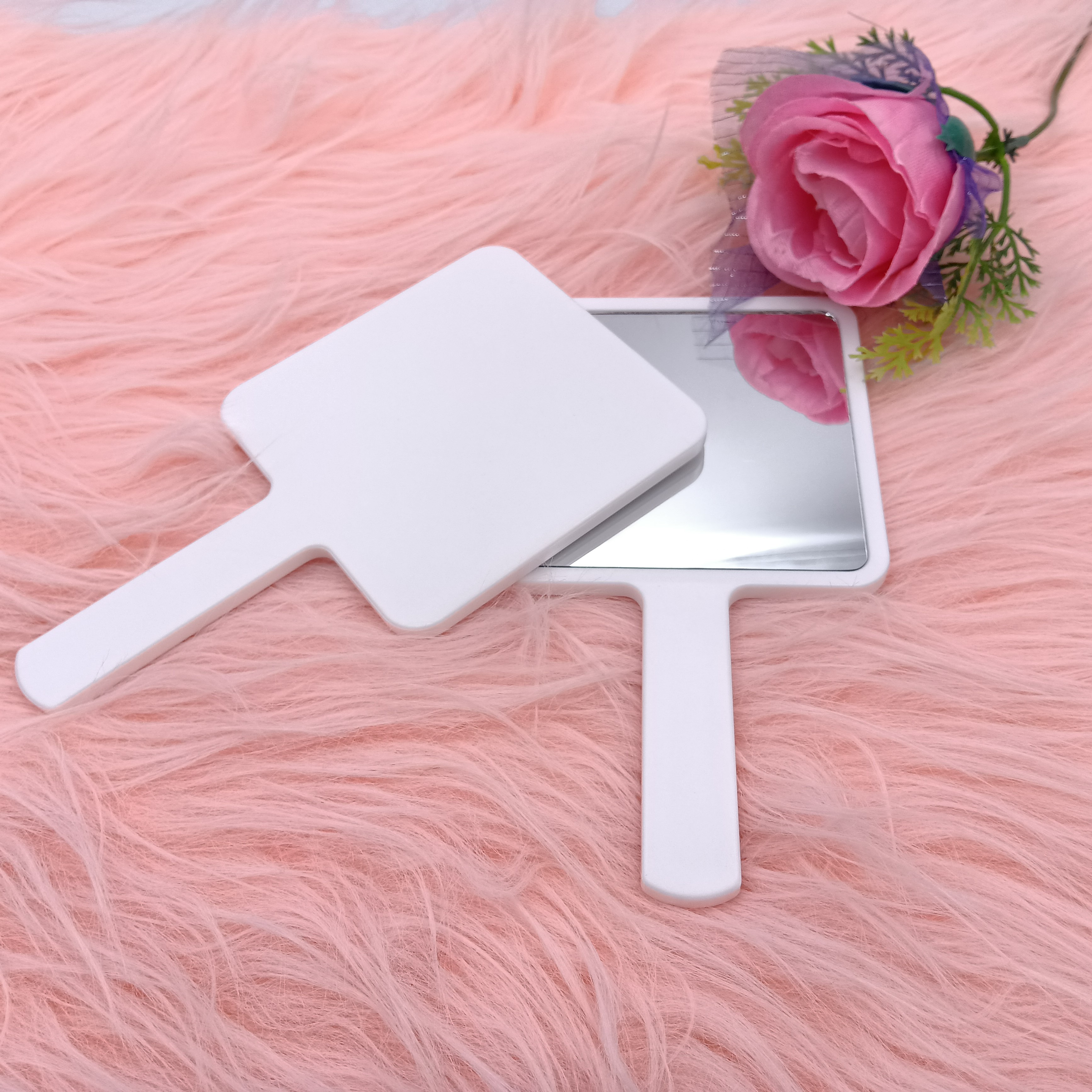 cosmetic handle mirror 5#