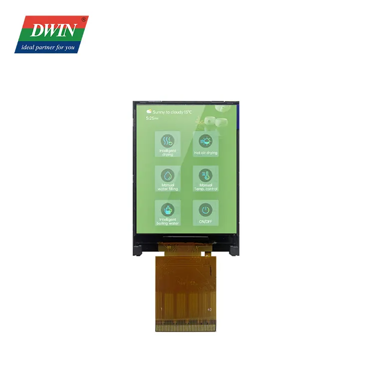 DWIN-pantalla LCD TFT de 2 pulgadas 240x320 IPS ST7789V, controlador IC RGB, interfaz con pantalla táctil capacitiva, resistente