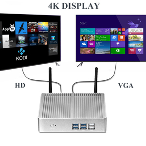 Mini Ordenador de oficina con I3 i7 i5 7267U 7th Gen Dual Core Thin Client 8G Ram 128G SSD Wifi WIN10 Pro microordenador de escritorio - Product Image 3