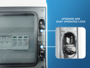 USFULL IP65プラスチックケースPVコンバイナーボックス2 in 1 Outと3 in 1 Outと4 in 1 Out 1000V DC MC4入力TUV/CE付き - Product Image 6
