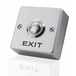 1NO/COM Metal Door <strong>Exit</strong> Switch Release LED Light Zinc Alloy <strong>Push</strong> <strong>Button</strong> Access Control Lock <strong>System</strong> for Home Appliance - Product Image 1