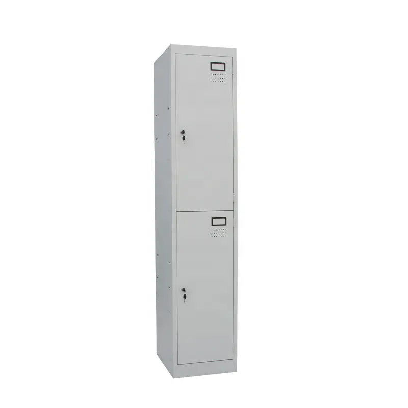 2-дверный стальной шкафчик небольших металлических спортивные шкафы для хранения