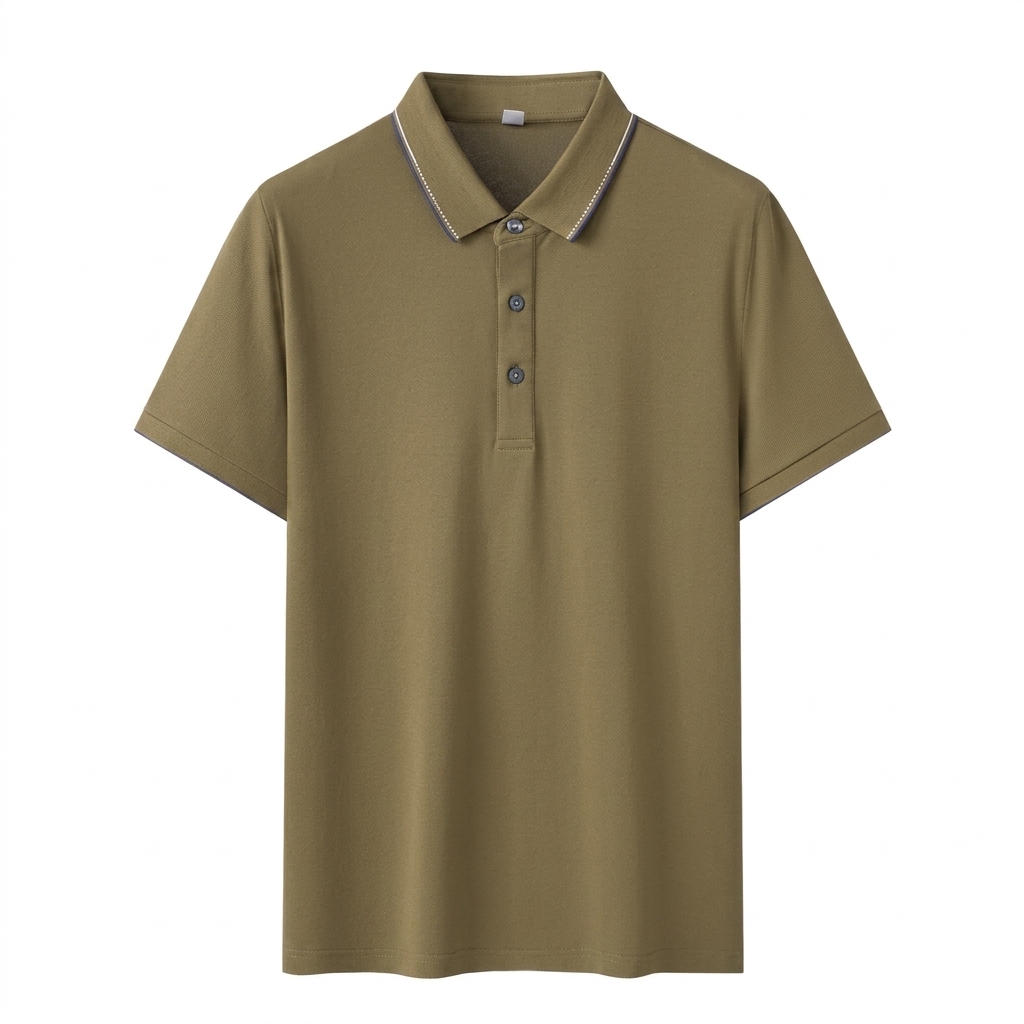 Polo 200g-café doré clair