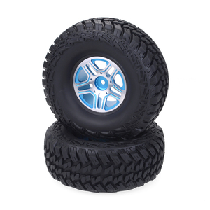 4Pcs <strong>1.9</strong>&quot; Aluminum Alloy Wheel Rim &amp; <strong>1.9</strong> Rubber <strong>Tires</strong> Set for 1/10 RC Crawler Truck Redcat Axial SCX10 TRAXXAS TRX4 - Product Image 5