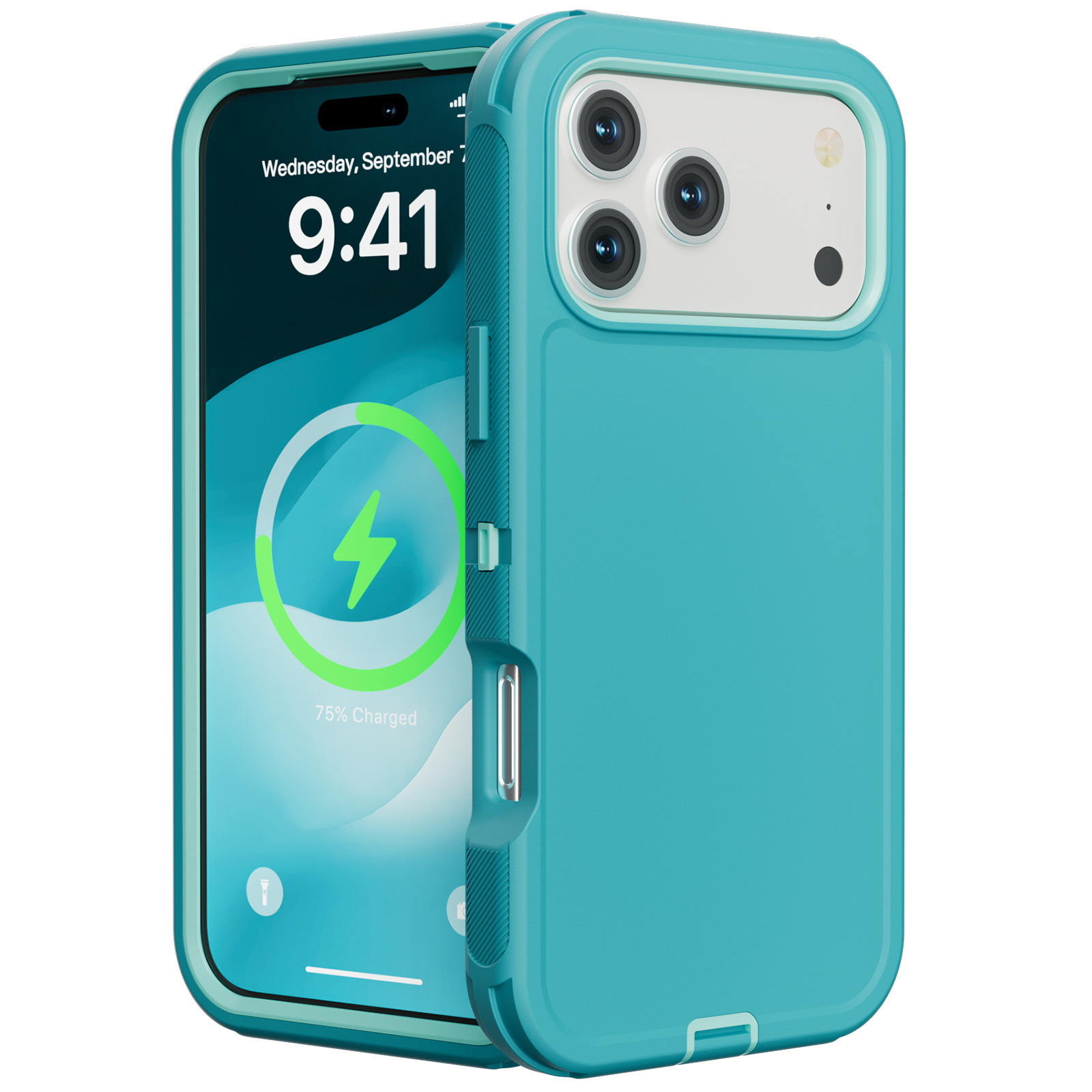 Verde claro + verde azul