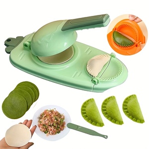 Manuelles Dumpling Maker Tool 2-in-1 Tragbare Dumpling Wrapper Maker und Press Dumpling Skin Machine-Multifunktion formen Set - Product Image 3