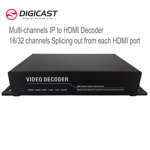 DMB 8902BT EC H.265マルチチャンネルIPSRT RTMP RTMPS HLSから2つのHDMIオーディオビデオデコーダー - Product Image 3