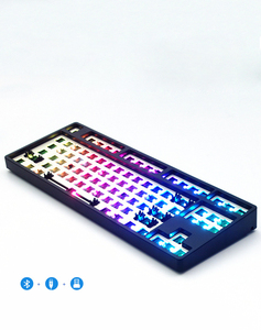 2.4G Wireless 3-mode Customized Mechanical <strong>Keyboard</strong> Kit 87 Keys BT 5.0 Wired RGB Lighting <strong>Keyboard</strong> Kit Hot Swap - Product Image 3