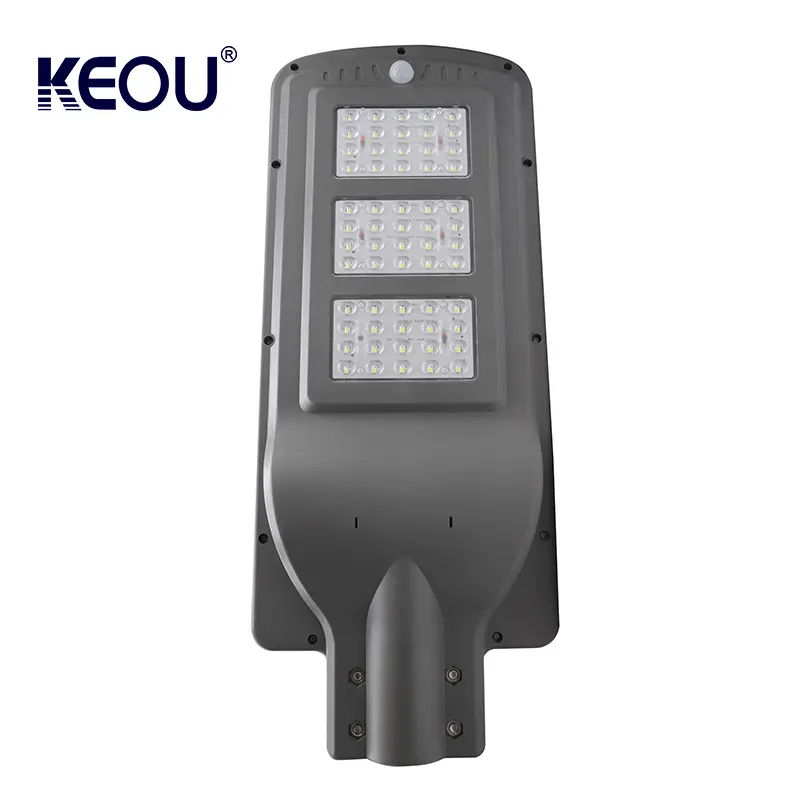 Luz de jardín KEOU para el hogar, 20W, 40W, 60W, luces solares, calle al aire libre, impermeable, luz de calle solar con sensor de movimiento