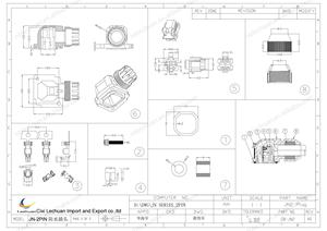 LECHUAN 2P I/O kiti dikdörtgen fren fiş açısı fiş kablosu Mt sıkma soket JN4FT02SJ2-R Mitsubishi Servo Motor konektörü - Product Image 3