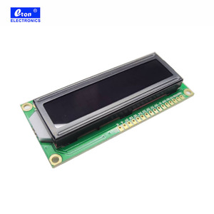 16x2 STN-Zeichen LCD-Anzeige modul LCD1602 Schwarzer Bildschirm 1602 Typ Zeichen LCD-Anzeige