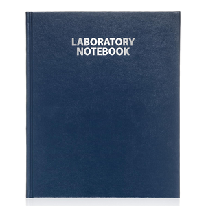Cuaderno de laboratorio de alta calidad al por mayor, tapa dura azul, registros experimentales, logotipo personalizado, diseño profesional - Product Image 2