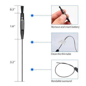 Işitme aksesuarları Mini çok fonksiyonlu uzun mıknatıs ses tüp temizleme aracı ve temizleme havalandırma kitleri ile temizleme fırçası - Product Image 2