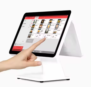 15.6Inch Capacitive Touch Screen Single/ Dual Screens POS <strong>System</strong> Checkout Counter With LED8/VFD220/11.6 Inch 2nd <strong>Display</strong> Retail - Product Image 3