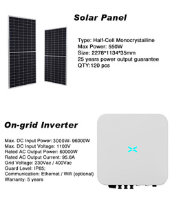 Anern 10 kw 20kw on Grid Tied Inverter Solar Power Energy <strong>System</strong> for Home - Product Image 4