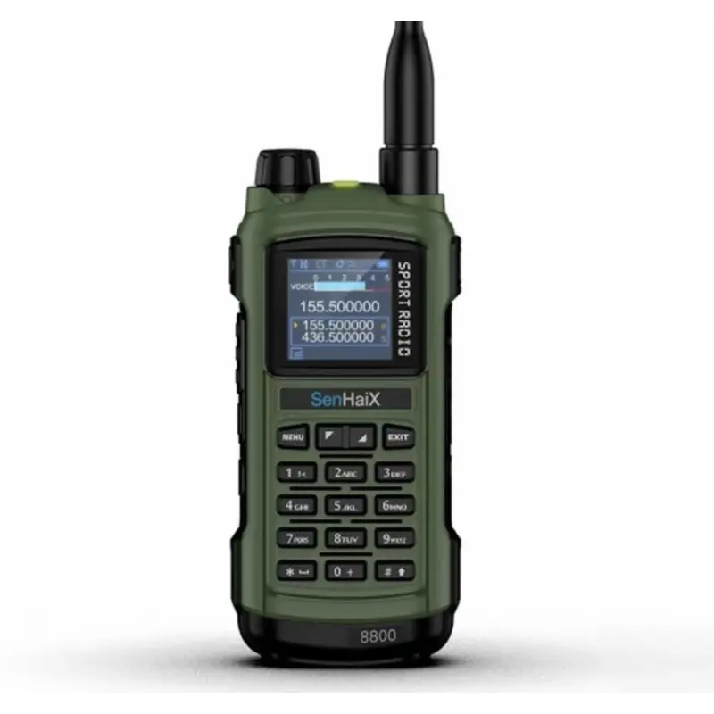 Neuester tragbarer Zwei-Wege-Walkie Talkie SENHAIX 8800 5 W Doppelband Uhf Vhf Funkgerät mit Programmierbarem Telefon