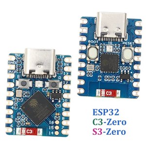Mini Placa de desarrollo WiFi, tamaño ultrapequeño, ESP32, C3, S3, ESP 32, 2 uds., 2 uds.