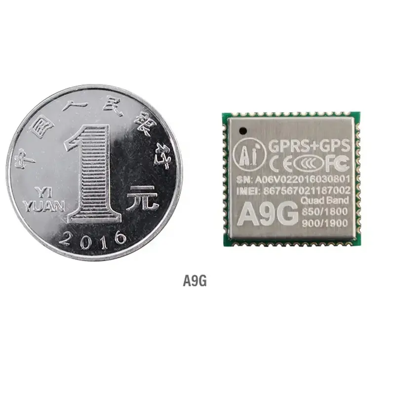 Горячий мини GPS GSM GPRS чип модуль A9G низкая мощность четырехдиапазонный GPRS модуль