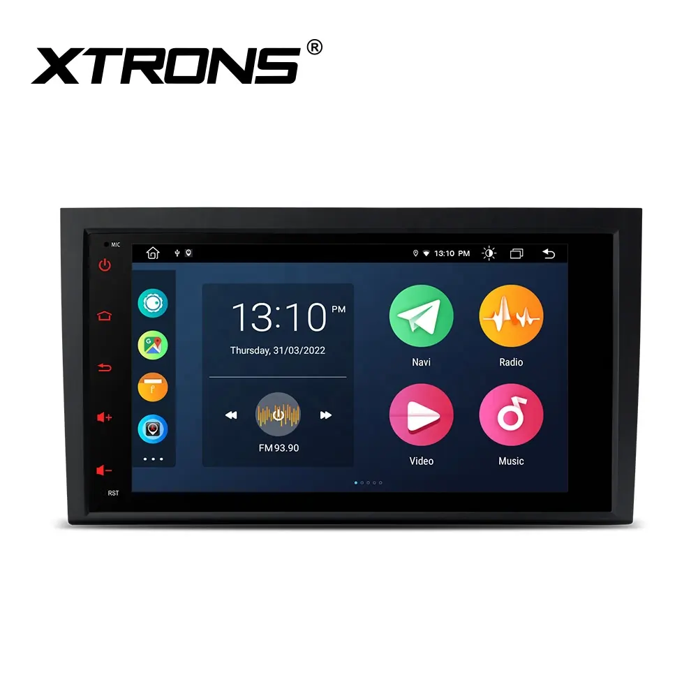 XTRONS-radio con GPS para coche, Sistema de música con pantalla táctil de 8 pulgadas, android 12, para Audi A4, SEAT Exeo