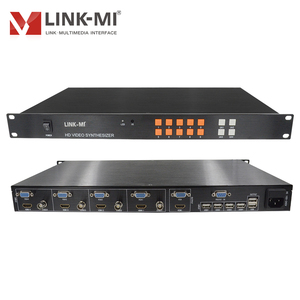 Multiviewer 4x1 Entradas HDMI/VGA/CVBS/USB Pantalla cuádruple de video HD para monitor de pantalla LCD Multiviewer HDMI 4 en 1 Salida Interruptor HDMI