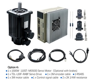 Optik kodlayıcı 110ST 3000RPM 220V 110ST-M05030 1.5KW Nema 42 Servo Motor sürücü RS485 T3L ile - Product Image 5