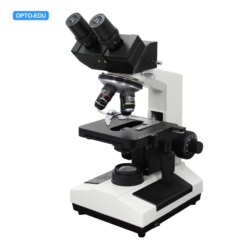 OPTO-EDU A11.1007-17 en análisis de sangre XSZ 107bn precios de fábrica 1000x 1600x LED estudiante microscopio Binocular biológico