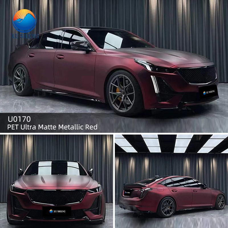 PET Ultra Matte Metallic Rojo