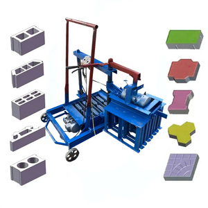Durevole 220V manuale ad incastro blocchi cavi mattoni che fanno macchina con cuscinetti durevoli componente di nucleo per cemento grezzo - Product Image 2