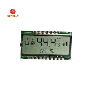 Kunden spezifische kleine tn positive reflektierende numerische 7-Segment-LCD-Temperaturanzeige LCD keine Hintergrund beleuchtung für Thermostat - Product Image 3