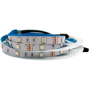 12V 30leds/metre RGB 5050 LED yumuşak ışık şeridi 16 milyon renk 5050 RGB LED şerit işık - Product Image 2