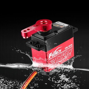 20KG Servo 7.4V HV su geçirmez yüksek tork RC Servo Metal dişli dijital Servo açı 180 1/10 RC arabalar için Baja s Baja RC4WD GTR