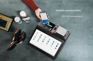 11,6 дюймовые настольные Android Win10 Nfc розничная продажа Windows Android все в одном сенсорные системы Pos с программным обеспечением