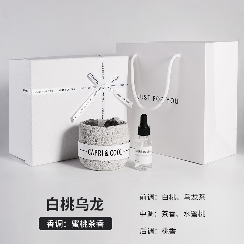 Coffret cadeau space-pêche blanche oolong