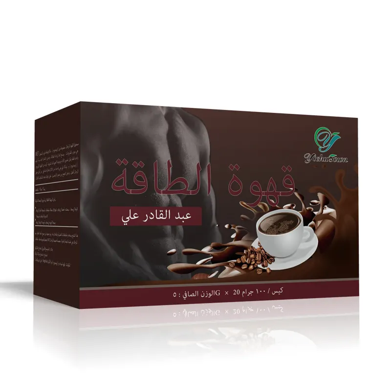 Arabisch Maca 3 in 1 Instant kaffee Private Label Nahrungs ergänzungs mittel Kaffee für Boost Energy Kräuter Ginseng Kaffee