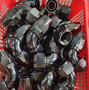 Úc nóng bán đen anodized xoay đầy đủ dòng chảy một mảnh một ống Dash 6 8 10 12 Phụ Kiện nhôm - Product Image 1