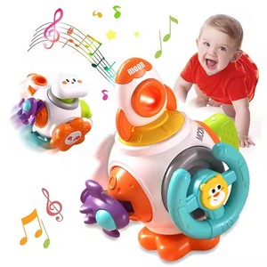 Montessori oyuncak eğitim roket öğrenme meşgul küp yeteneği eğitim kilit kutusu ince Motor beceri geliştirme küp oyuncak çocuklar için - Product Image 1