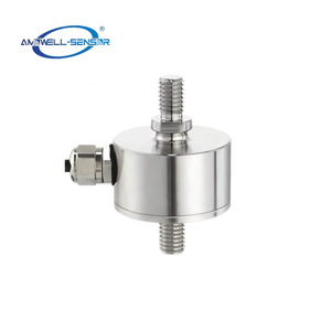 AM42C Dia25.4 * H37mm Tornillo en miniatura Varilla roscada Sensor de fuerza de compresión de tensión Pull Push Célula de carga de doble vía