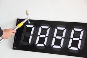 Tablero digital magnético de 7 segmentos para estación de gas, pantalla de precio de aceite - Product Image 2