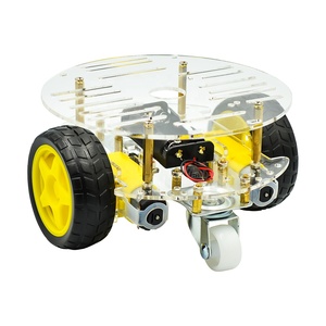 Smart Robot Kit telaio per auto velocità Encoder batteria modulo ultrasonico per 2WD 4WD Arduino-Avoidance accessori elettronici - Product Image 6