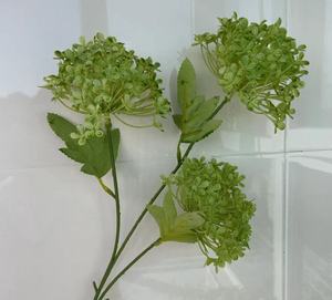 ตกแต่งงานแต่งงานประดิษฐ์สีเขียวใบดอกไม้ประดิษฐ์สัมผัสจริงความรู้สึกดอกไม้สีเขียวสําหรับงานแต่งงาน