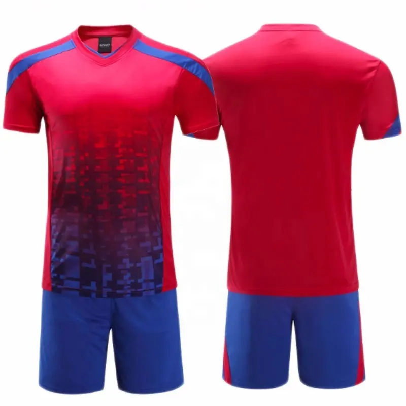 Best international soccer uniform 2021 New design Jersey and soccer short new design sports wear training jersey set team wear